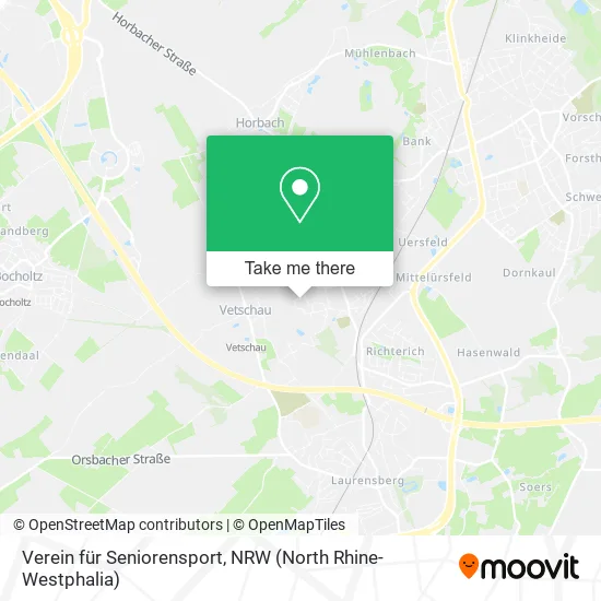 Карта Verein für Seniorensport