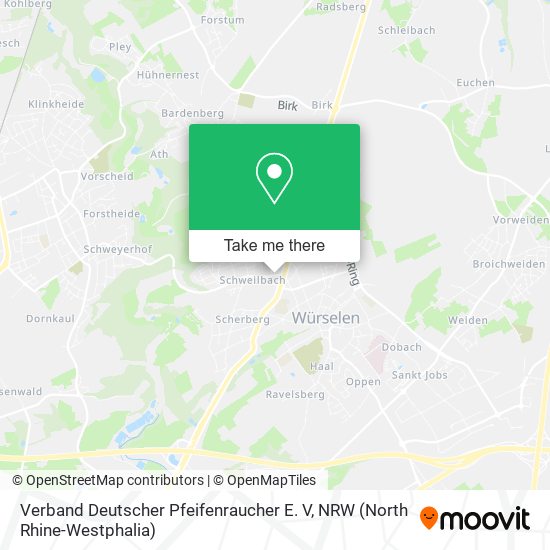 Verband Deutscher Pfeifenraucher E. V map