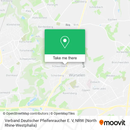 Карта Verband Deutscher Pfeifenraucher E. V