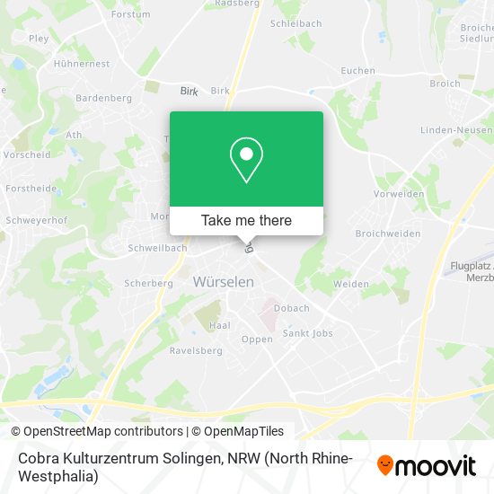 Cobra Kulturzentrum Solingen map