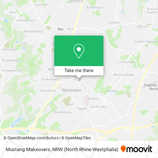 Карта Mustang Makeovers