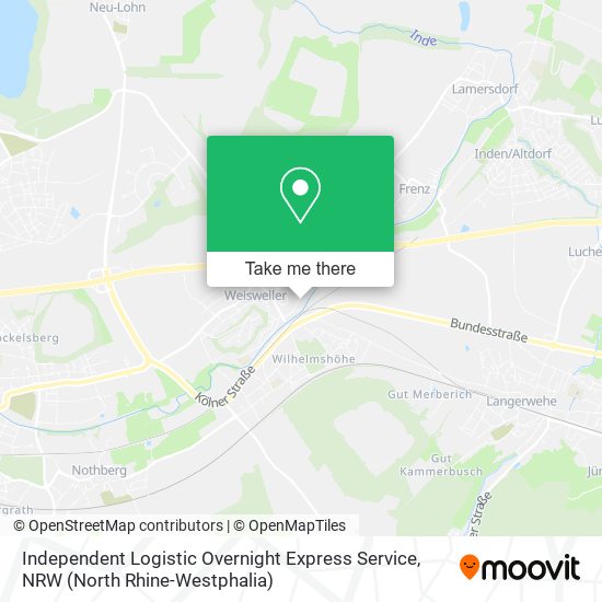 Independent Logistic Overnight Express Service map