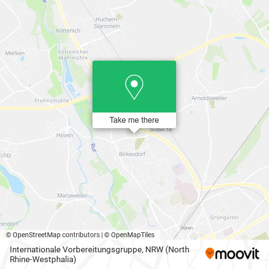 Карта Internationale Vorbereitungsgruppe