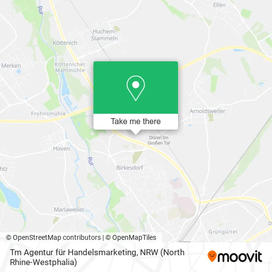 Карта Tm Agentur für Handelsmarketing