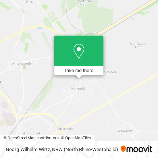 Карта Georg Wilhelm Wirtz