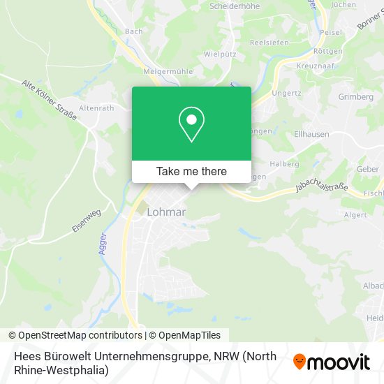 Hees Bürowelt Unternehmensgruppe map