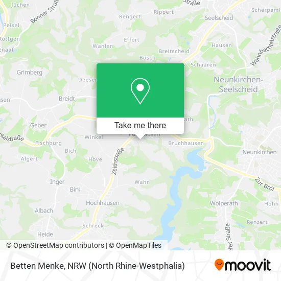 Карта Betten Menke