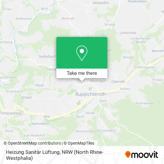 Карта Heizung Sanitär Lüftung