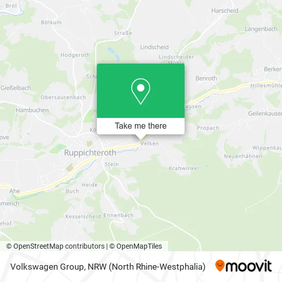 Карта Volkswagen Group