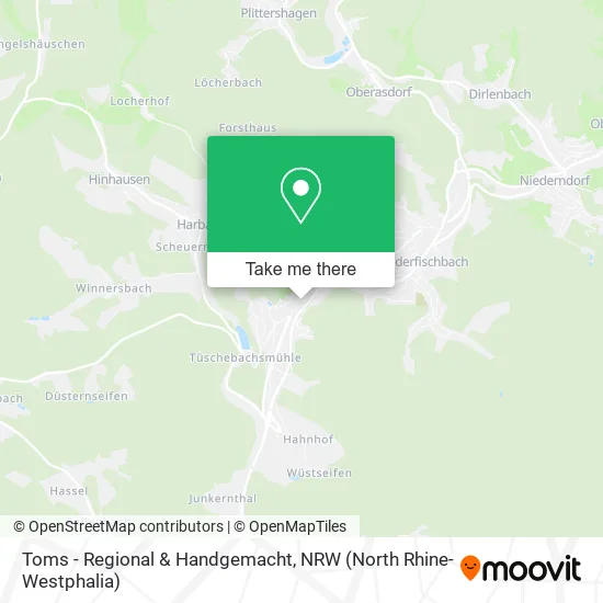 Карта Toms - Regional & Handgemacht