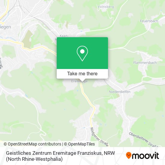 Geistliches Zentrum Eremitage Franziskus map