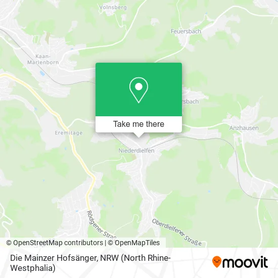 Карта Die Mainzer Hofsänger