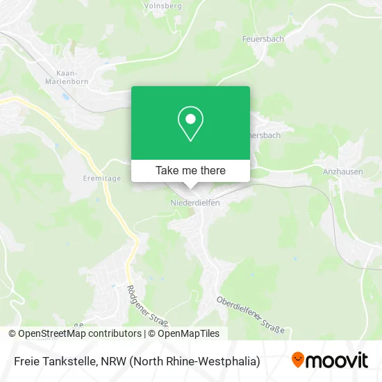 Карта Freie Tankstelle