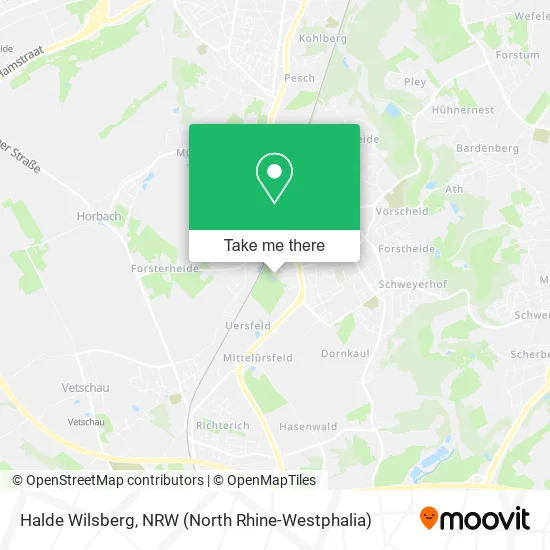 Карта Halde Wilsberg