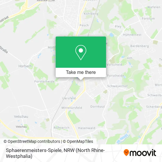 Карта Sphaerenmeisters-Spiele