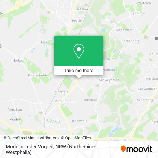 Mode in Leder Vorpeil map