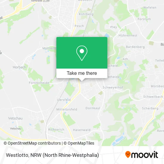 Westlotto map