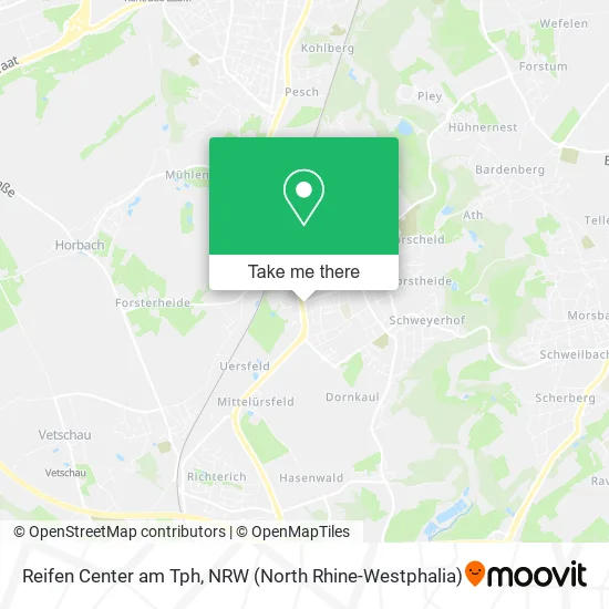 Карта Reifen Center am Tph