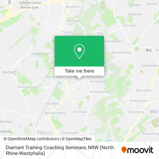 Diamant Training Coaching Seminare map