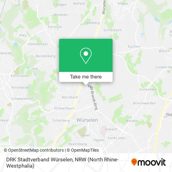 Карта DRK Stadtverband Würselen