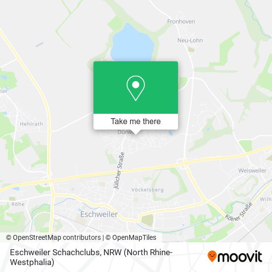 Eschweiler Schachclubs map