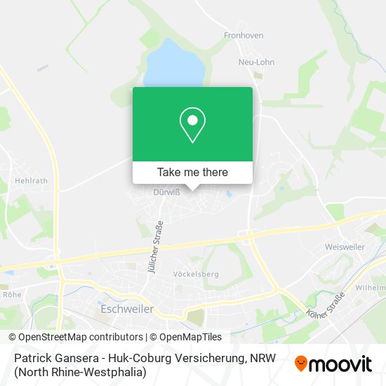 Patrick Gansera - Huk-Coburg Versicherung map
