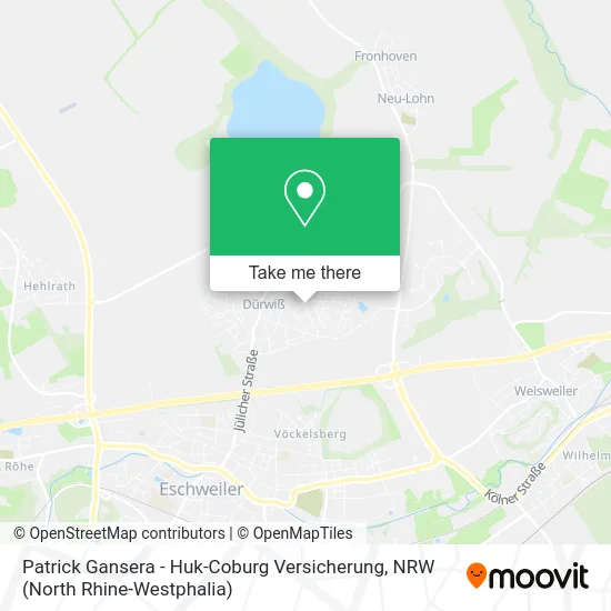 Карта Patrick Gansera - Huk-Coburg Versicherung