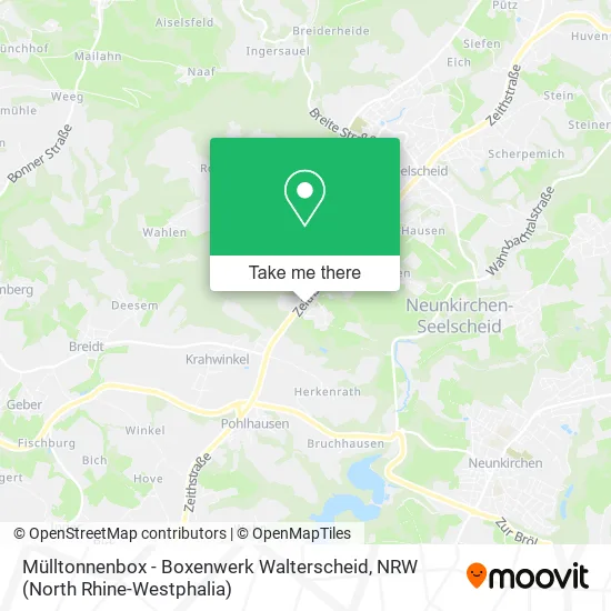 Карта Mülltonnenbox - Boxenwerk Walterscheid