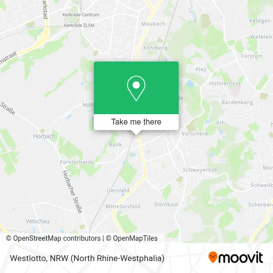 Westlotto map