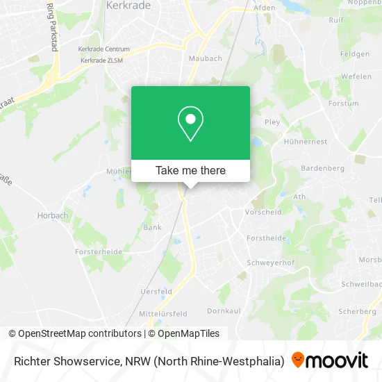 Карта Richter Showservice