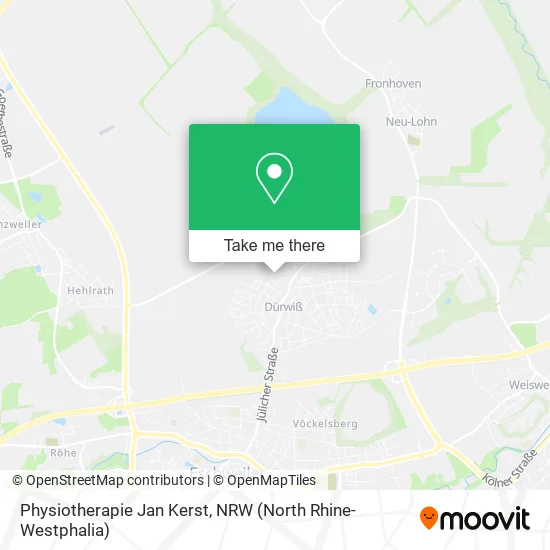 Карта Physiotherapie Jan Kerst