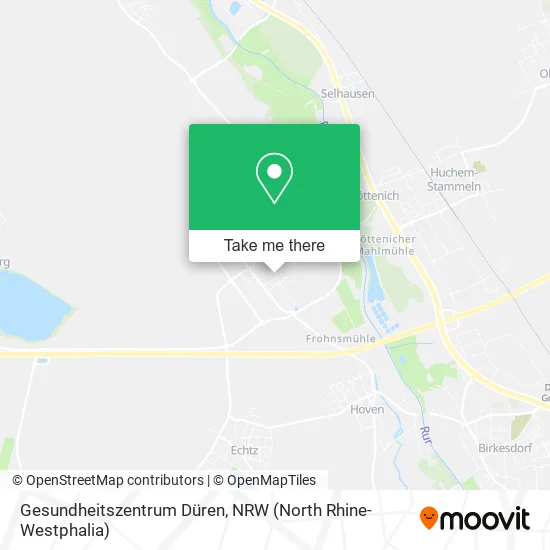 Карта Gesundheitszentrum Düren