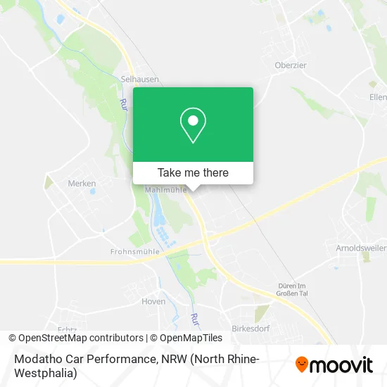 Карта Modatho Car Performance