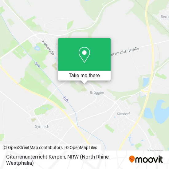 Карта Gitarrenunterricht Kerpen