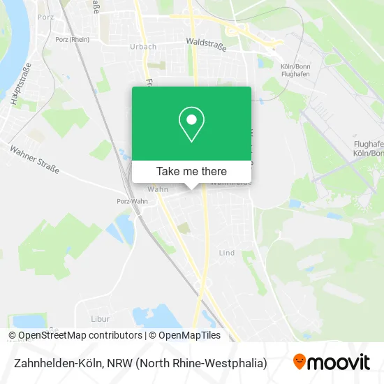 Карта Zahnhelden-Köln