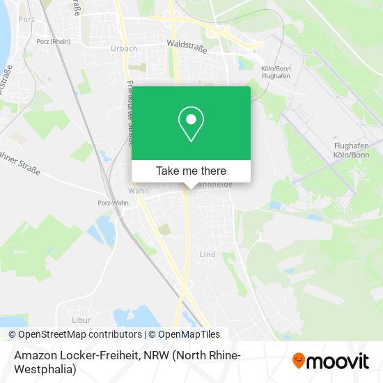 Amazon Locker-Freiheit map