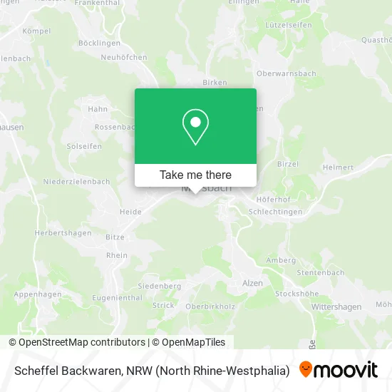 Карта Scheffel Backwaren