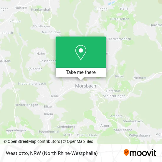 Westlotto map