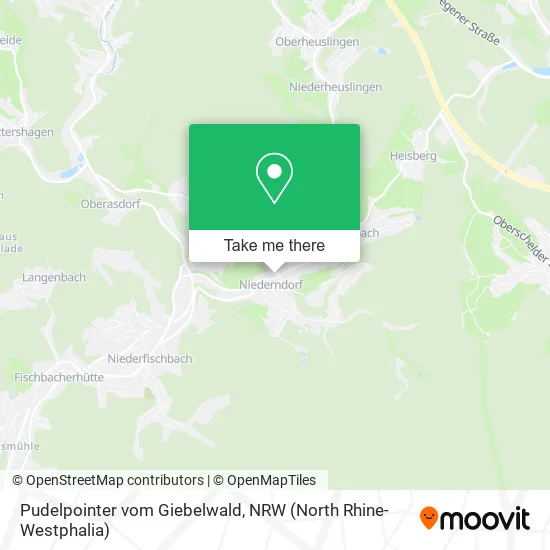 Карта Pudelpointer vom Giebelwald