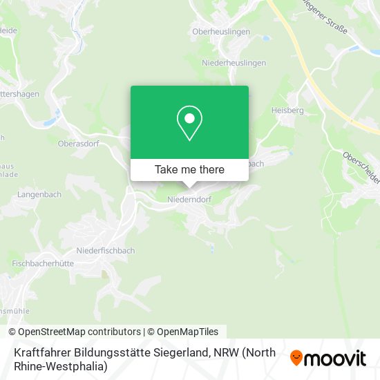 Kraftfahrer Bildungsstätte Siegerland map