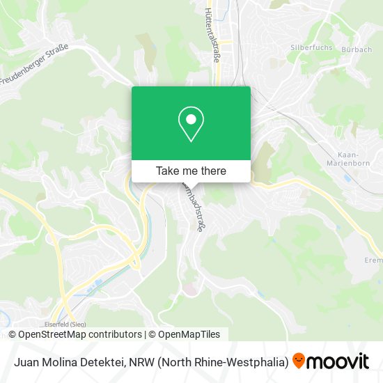 Juan Molina Detektei map