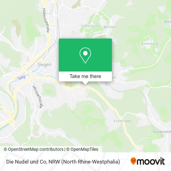 Карта Die Nudel und Co