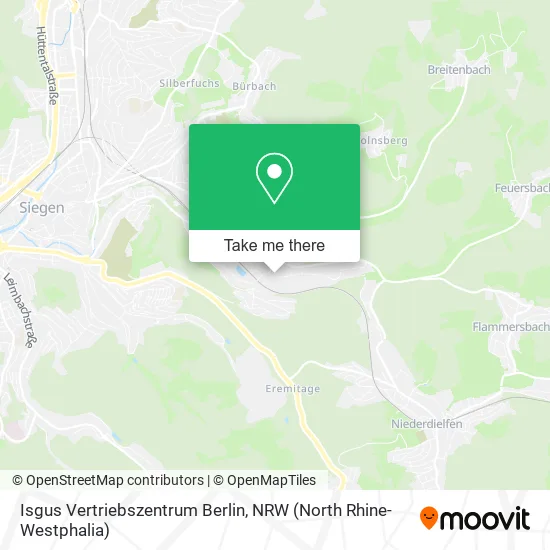 Карта Isgus Vertriebszentrum Berlin