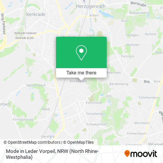 Mode in Leder Vorpeil map
