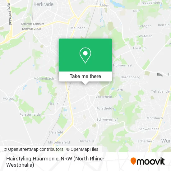 Карта Hairstyling Haarmonie