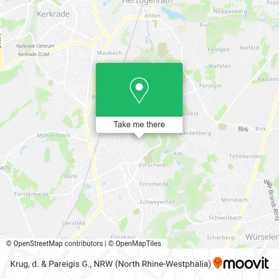 Krug, d. & Pareigis G. map