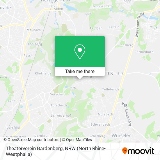 Theaterverein Bardenberg map