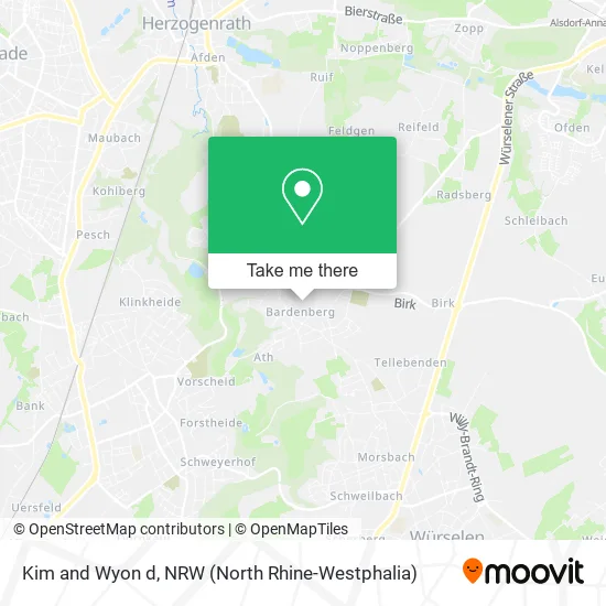 Карта Kim and Wyon d