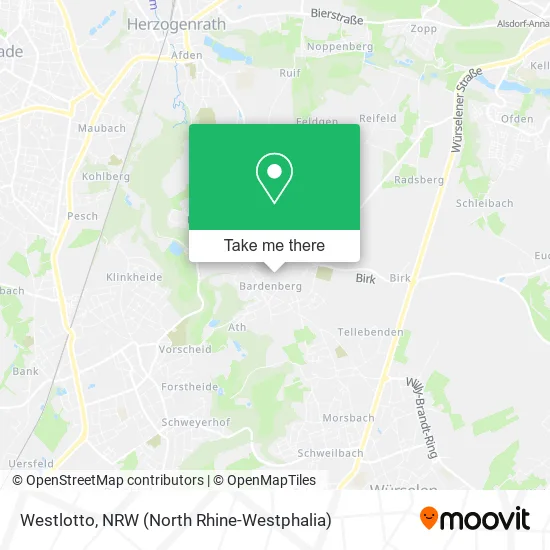 Westlotto map
