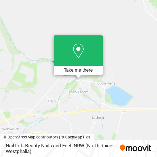 Карта Nail Loft Beauty Nails and Feet